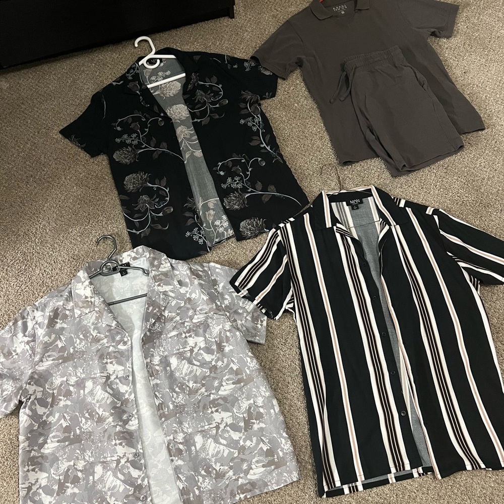 Mens shirts bundle/lot 5 piece lot Sz M